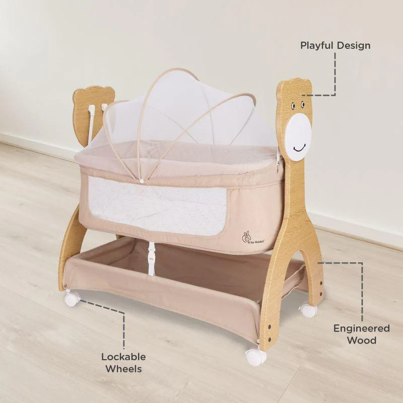 Lullabies Woodsy Manual Baby Cradle - Image 5