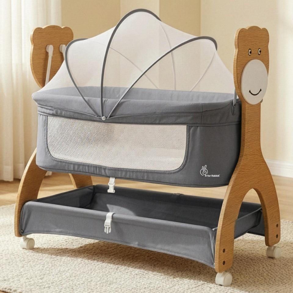 Lullabies Woodsy Manual Baby Cradle - Image 7