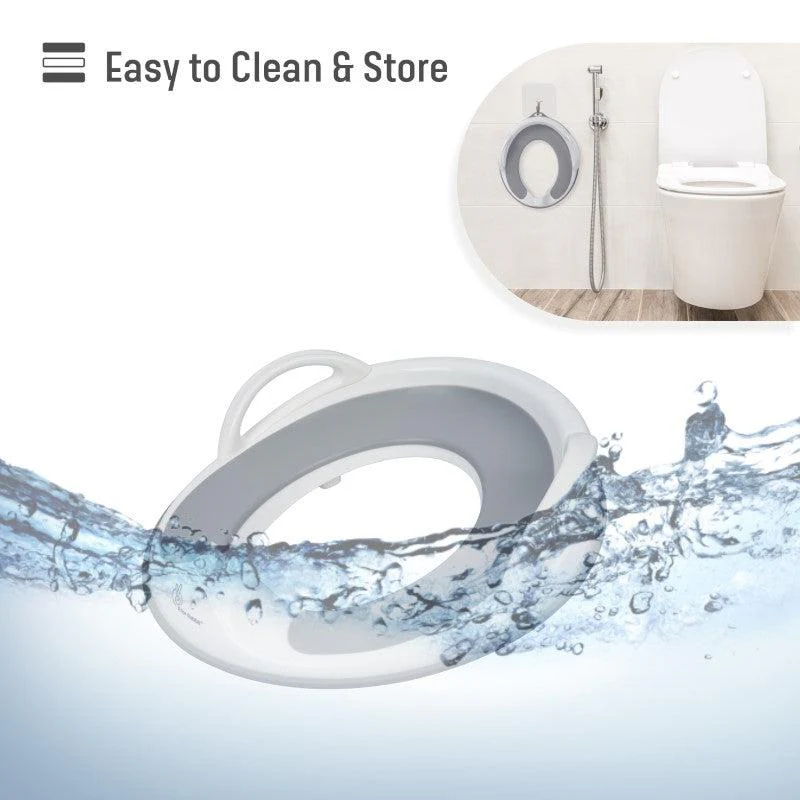 Minimo Toilet Seats Happy and Comfy Potty Training Seat for Baby - Grey - Image 3