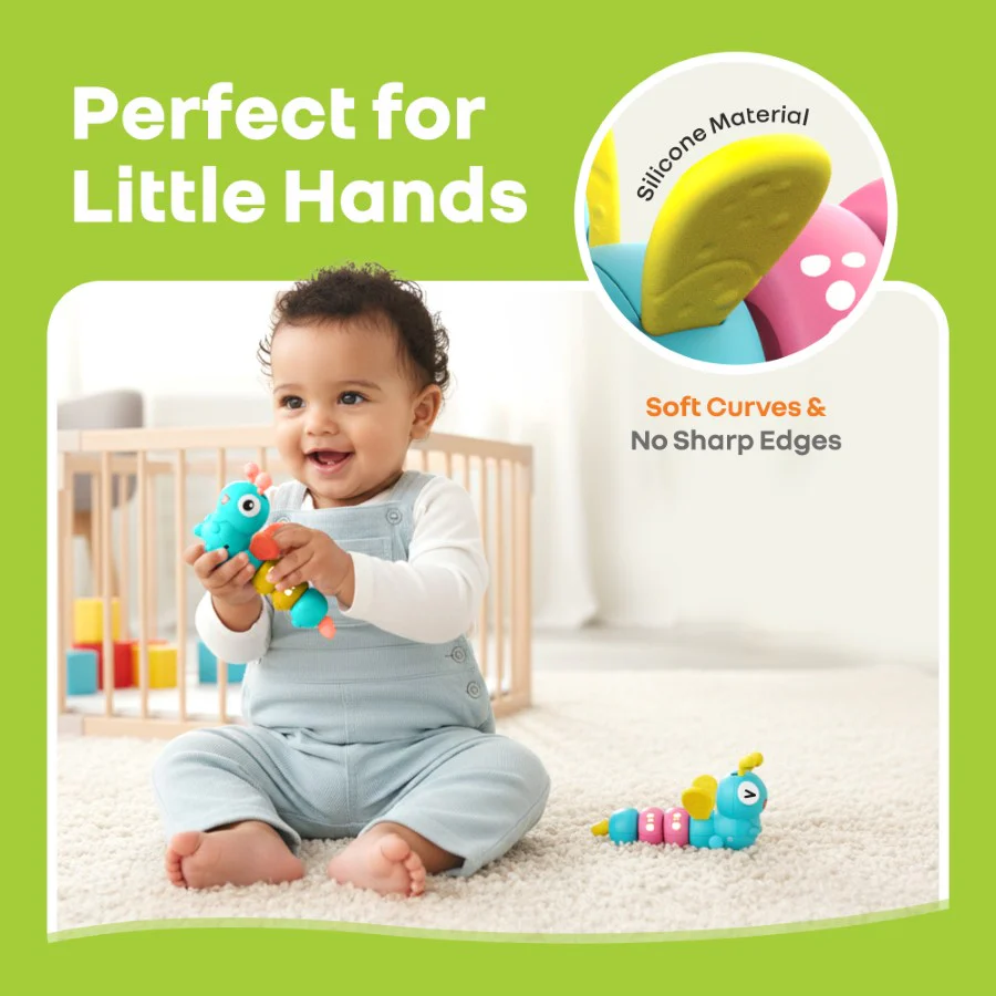 Orapple Caterpillar - Fun Wind-Up Crawling Toy for Kids (Pack of 2) - Image 2