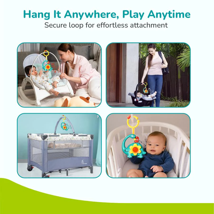 Orapple Dino Tune – Fun & Safe Musical Hanging Toy for Kids - Image 3