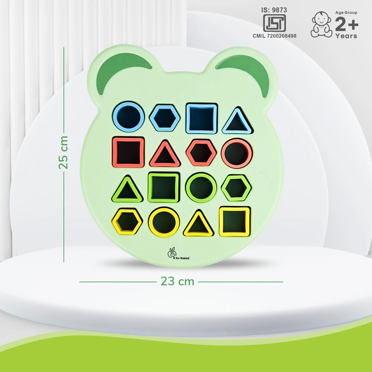 Orapple Match N Learn Baby Educational Toy with BIS Certified Shape Sorter for Baby Fine Motor Skills & Brain Development - Image 16