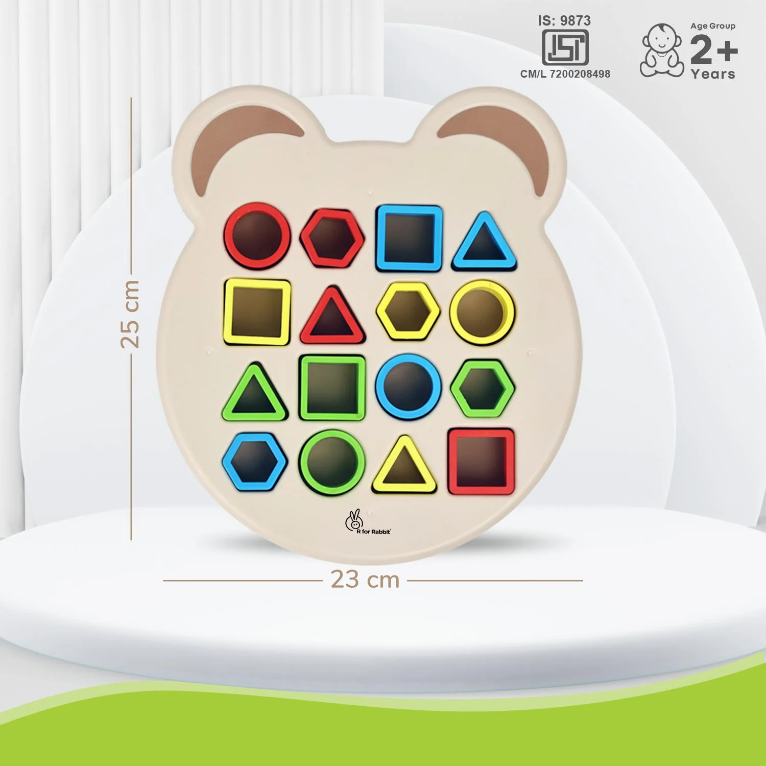 Orapple Match N Learn Baby Educational Toy with BIS Certified Shape Sorter for Baby Fine Motor Skills & Brain Development - Image 8