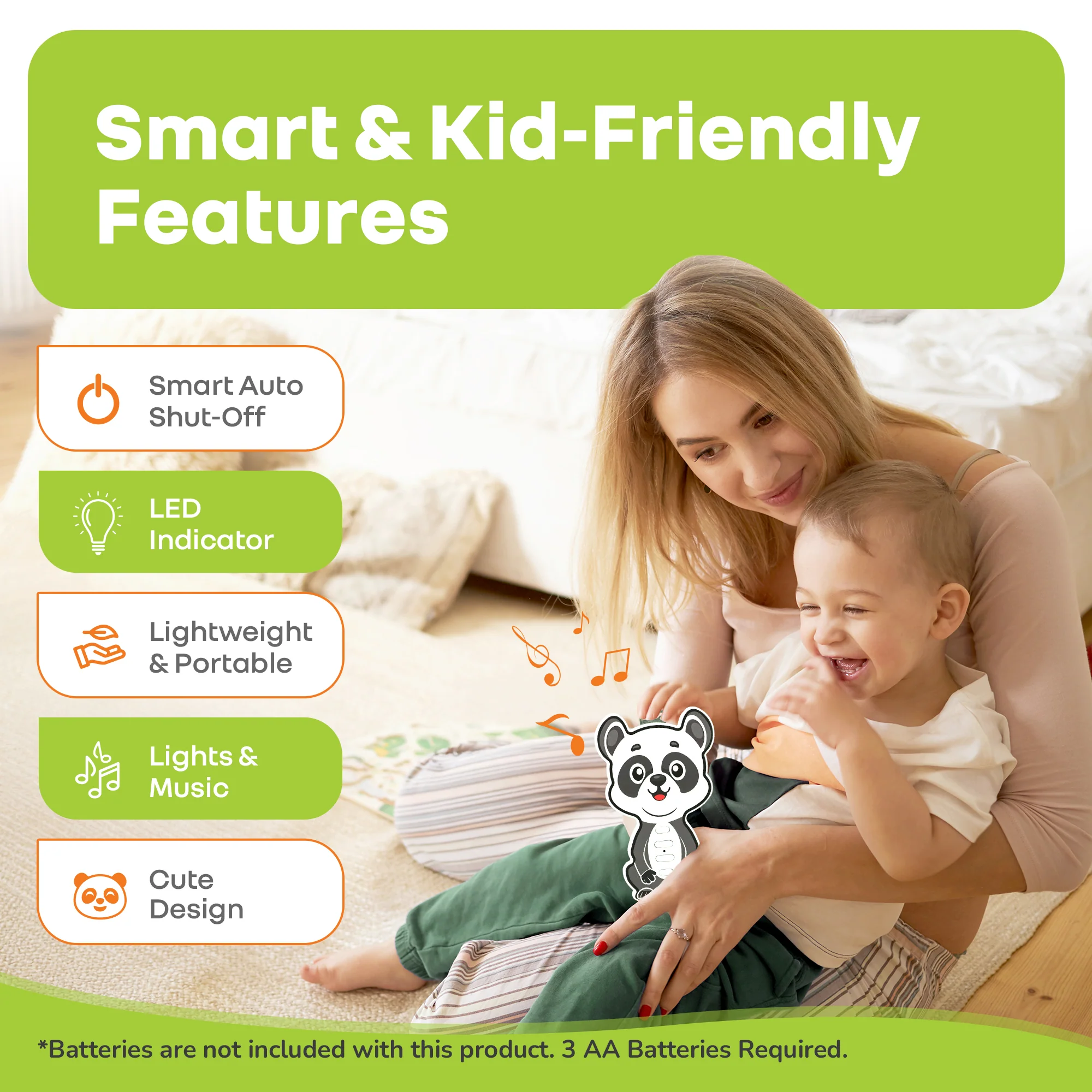 Orapple Tap N Play Musical Learning Toy with 4 Fun Modes Toy for Kids 2+ Years - Image 11