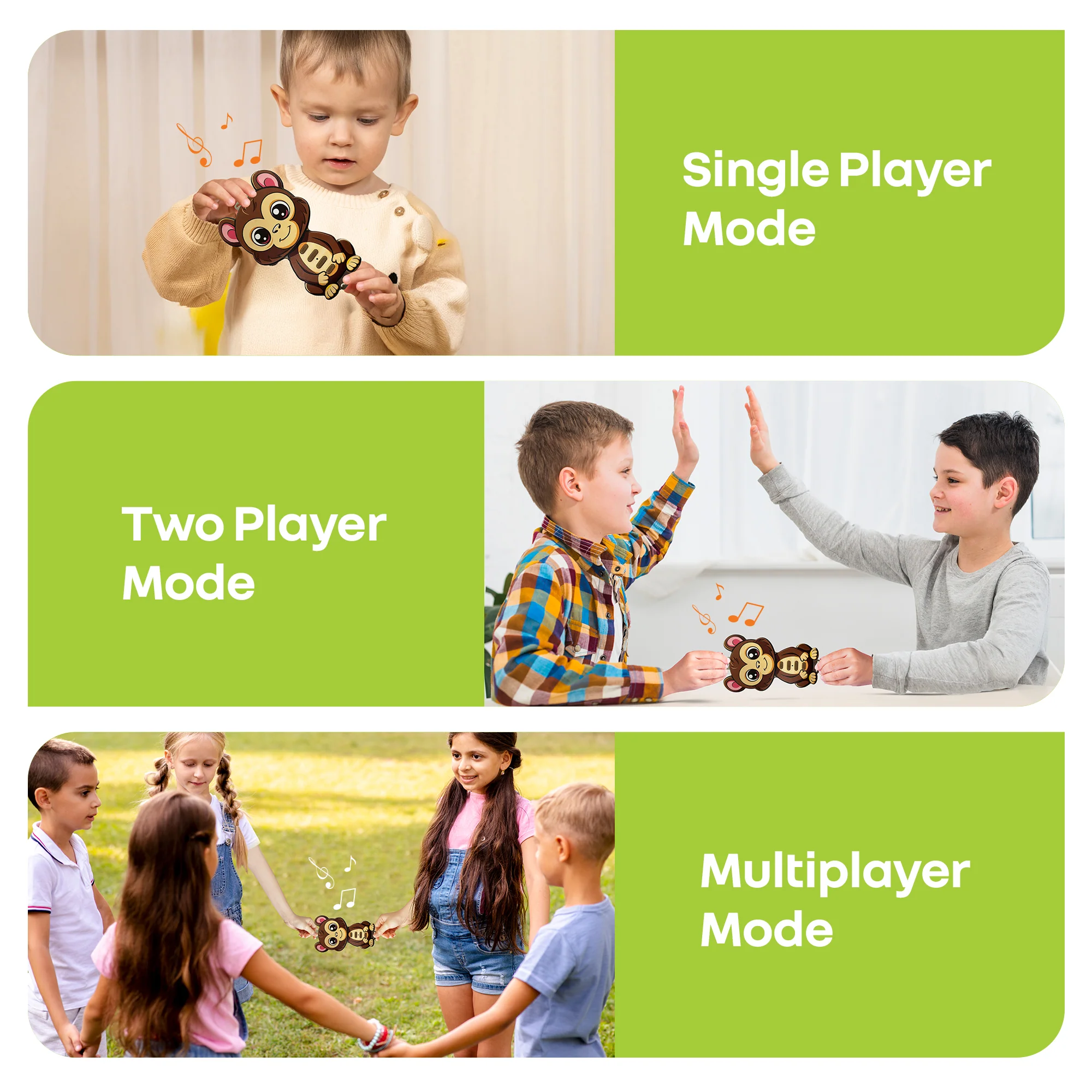 Orapple Tap N Play Musical Learning Toy with 4 Fun Modes Toy for Kids 2+ Years - Image 4