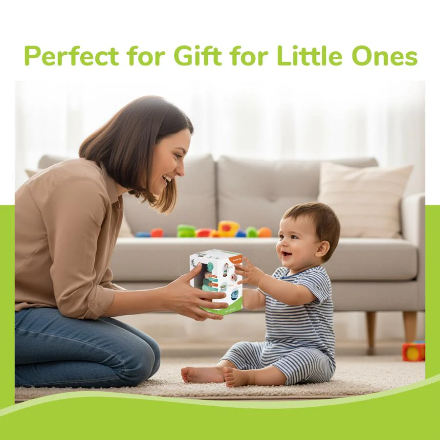 Orapple Teddy Stacker - Fun & Safe Educational Stacking Toy for Babies - Image 15