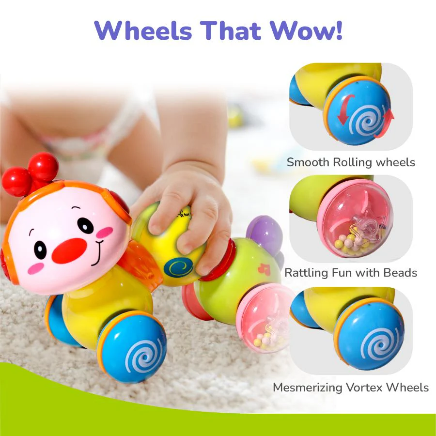 Orapple Wiggle Colorful Musical Push Toy for Kids - Image 13
