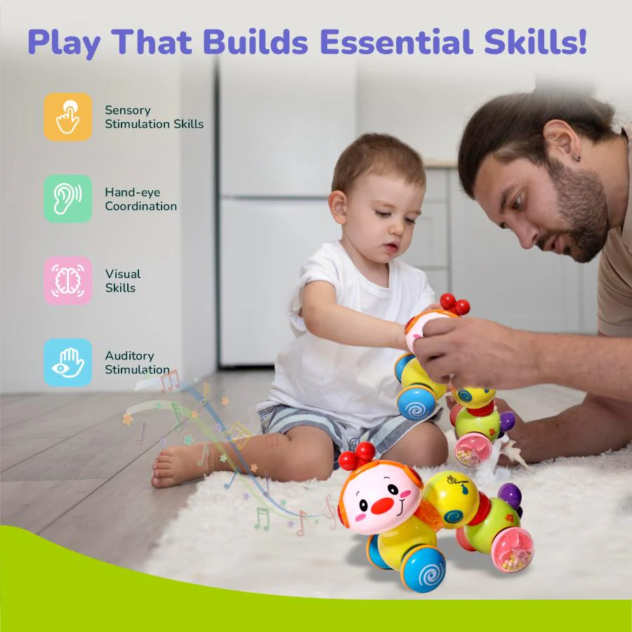 Orapple Wiggle Colorful Musical Push Toy for Kids - Image 15