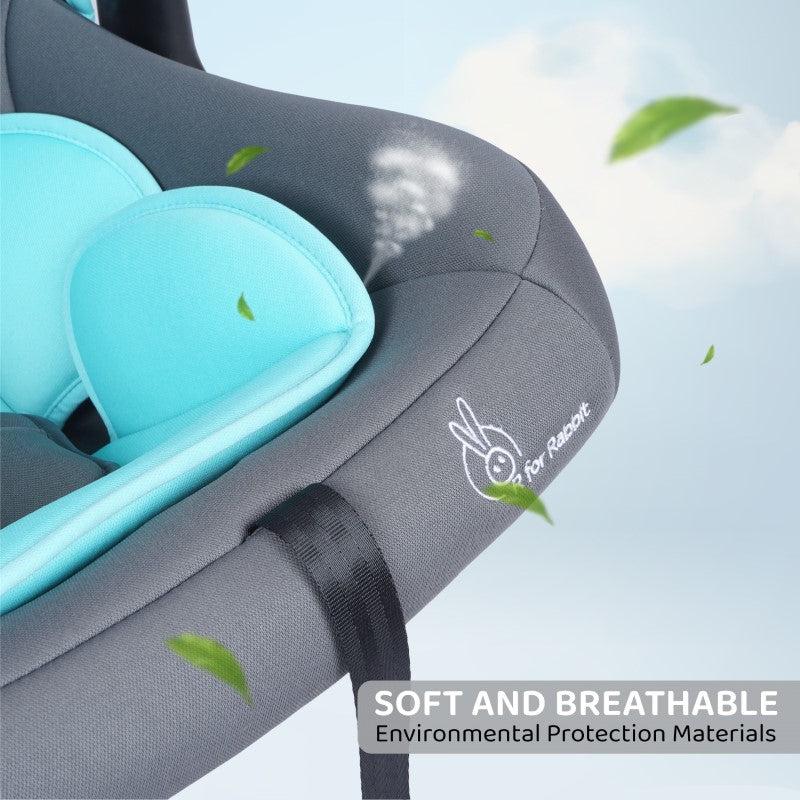 Picaboo 4 In 1 Multipurpose Baby Carry Cot With Personalized Name Tag - Blue Grey - Image 6
