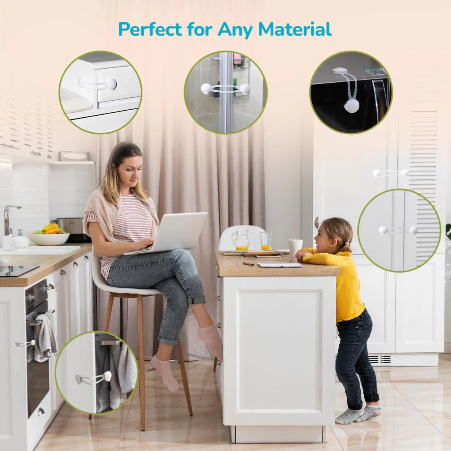 Protector Plus Cabinet Locker Child Safety Cabinet Lock (Pack of 2) - Image 5