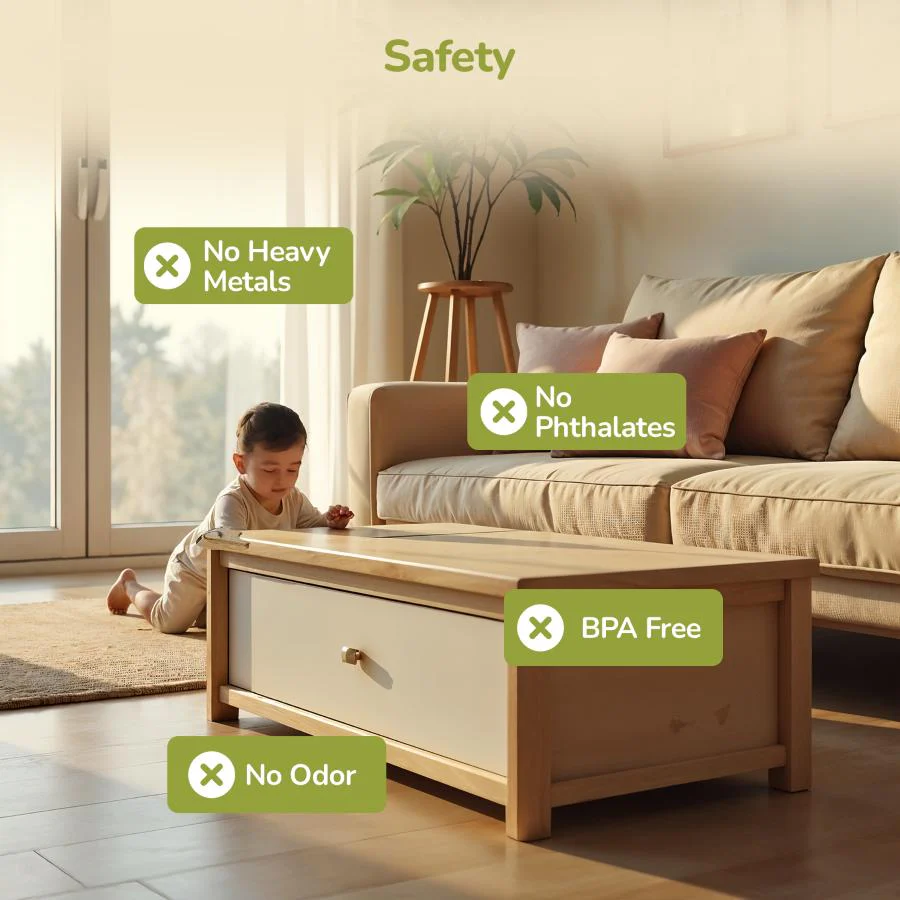 Protector Plus Corner Cushion Guard BPA-Free Baby Safety Corners - Image 7