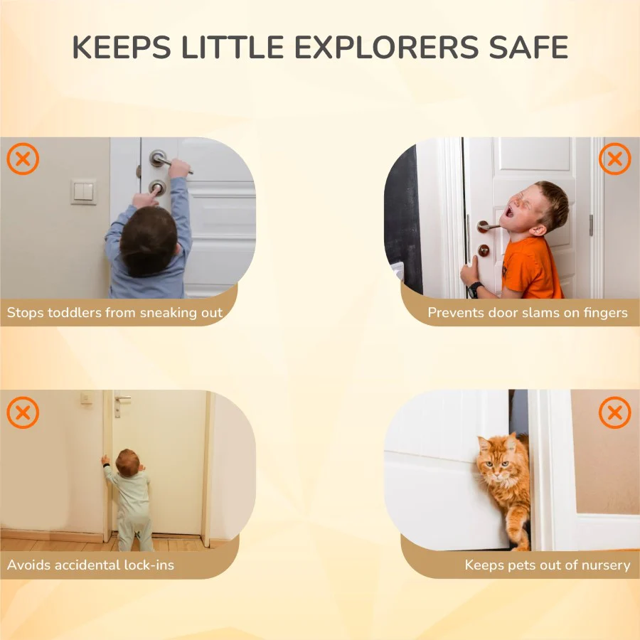 Protector Plus Door Handle Stopper – Child Safety Lock for Door Levers - Image 6