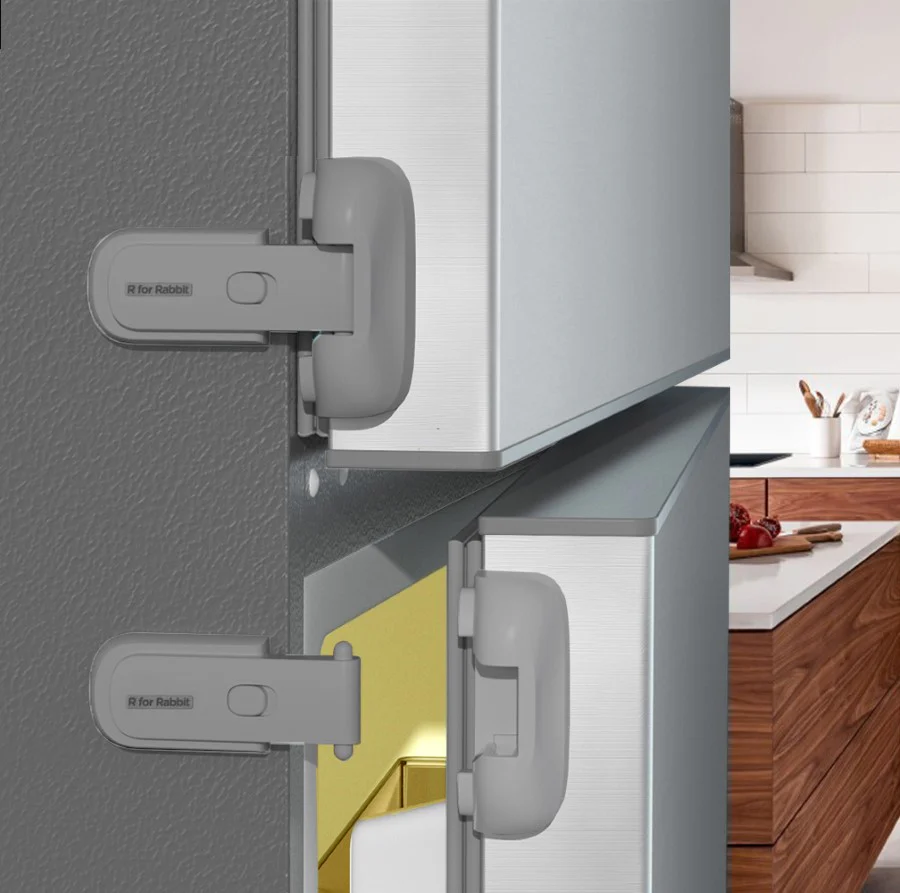 Protector Plus Fridge Locker Baby Safety Fridge Lock with 3M Adhesive
