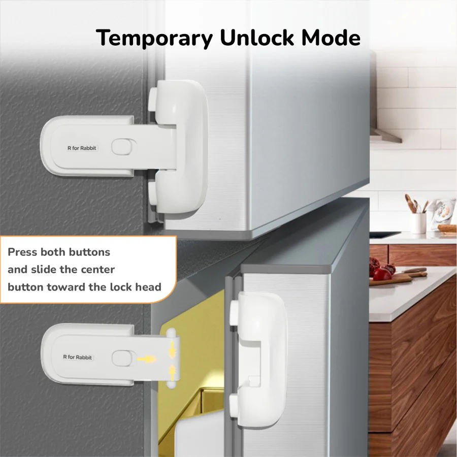Protector Plus Fridge Locker Baby Safety Fridge Lock with 3M Adhesive - Image 13