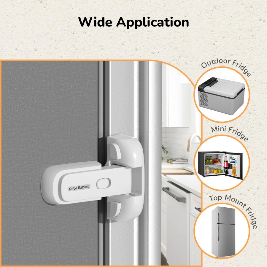 Protector Plus Fridge Locker Baby Safety Fridge Lock with 3M Adhesive - Image 15