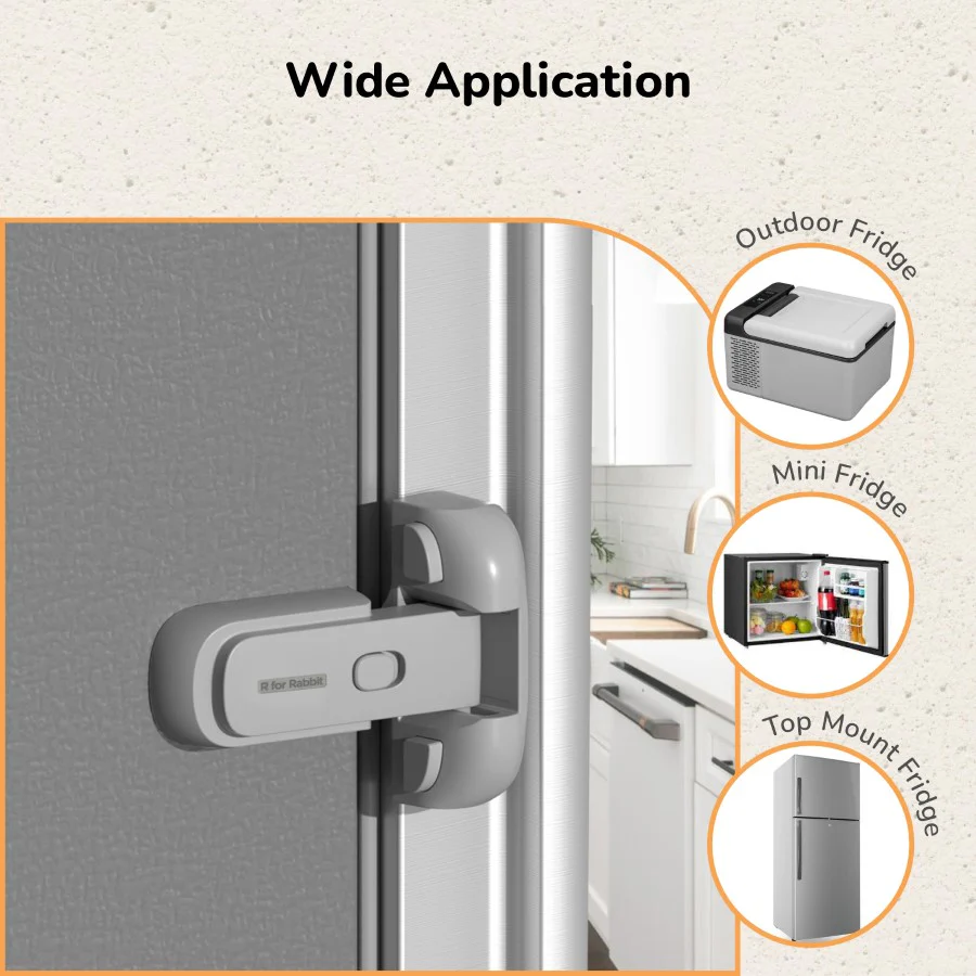 Protector Plus Fridge Locker Baby Safety Fridge Lock with 3M Adhesive - Image 7