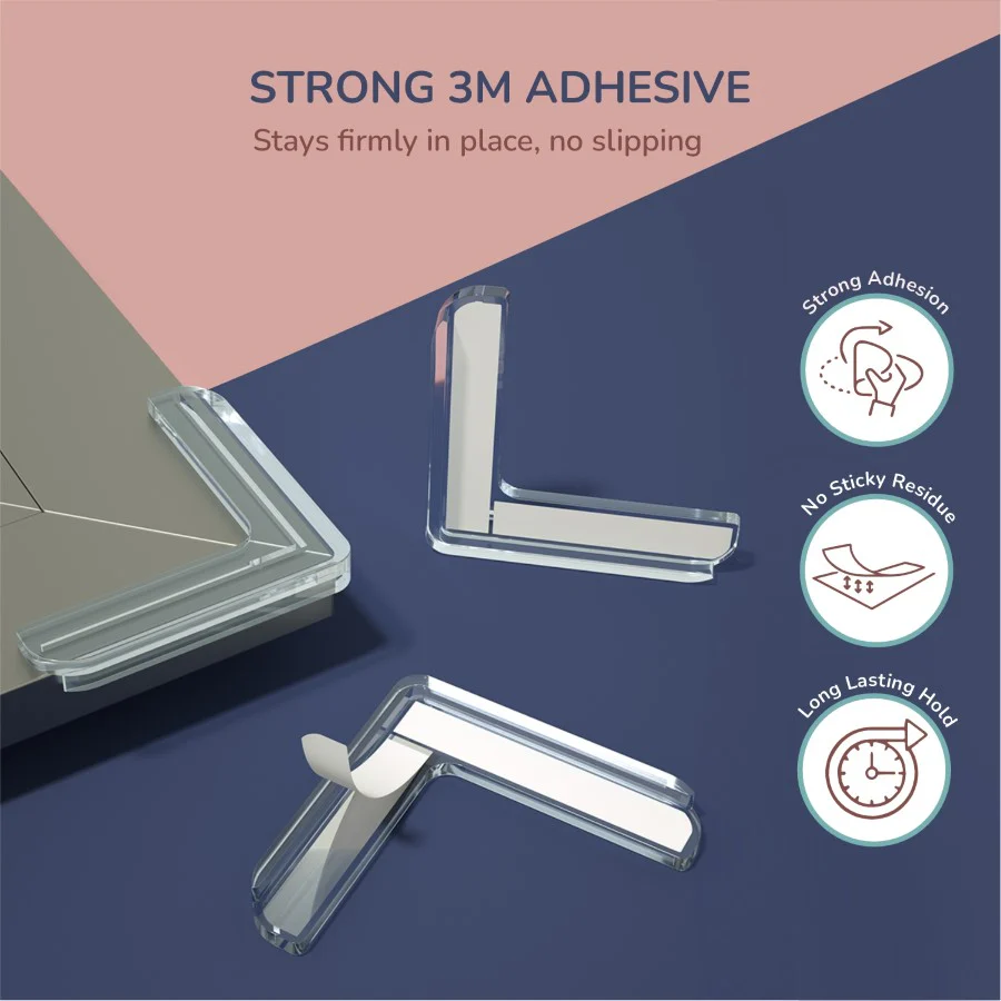 Protector Plus Safe-Edge Cushion Guards Baby Edge Protector With Long-Lasting 3M Adhesive - Image 5