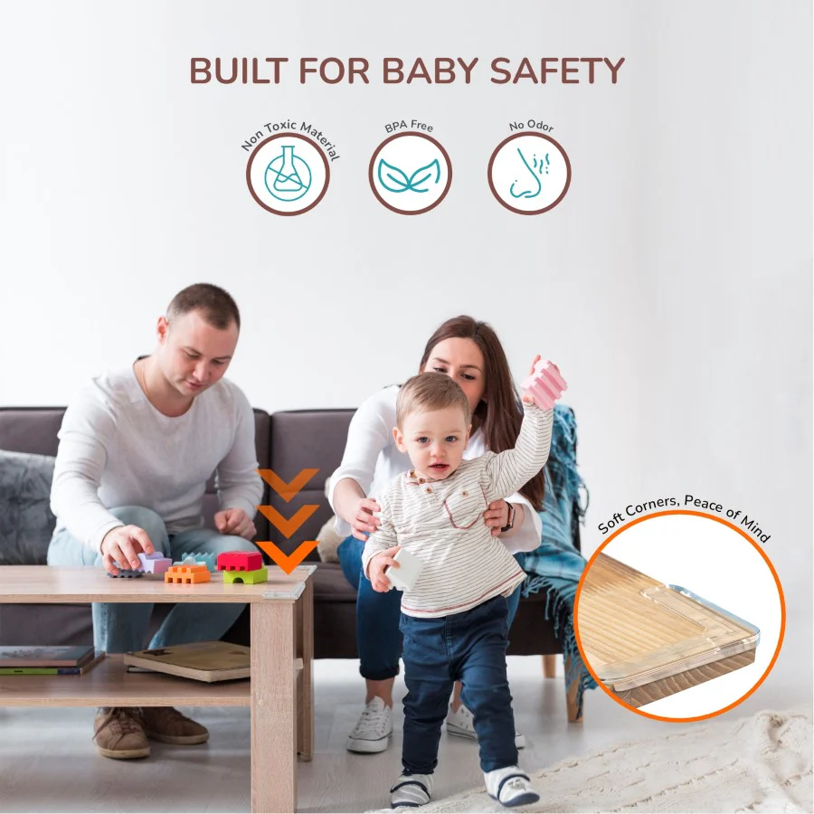 Protector Plus Safe-Edge Cushion Guards Baby Edge Protector With Long-Lasting 3M Adhesive - Image 7