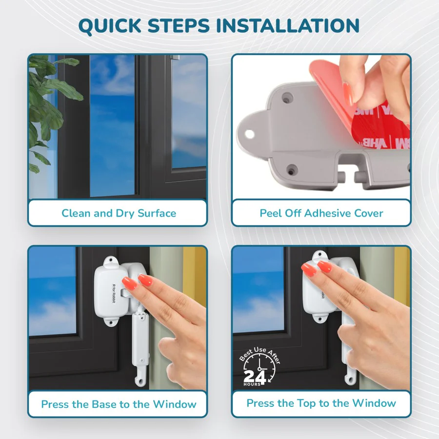 Protector Plus Window Locker Adjustable Baby Safety Window Lock - Image 11