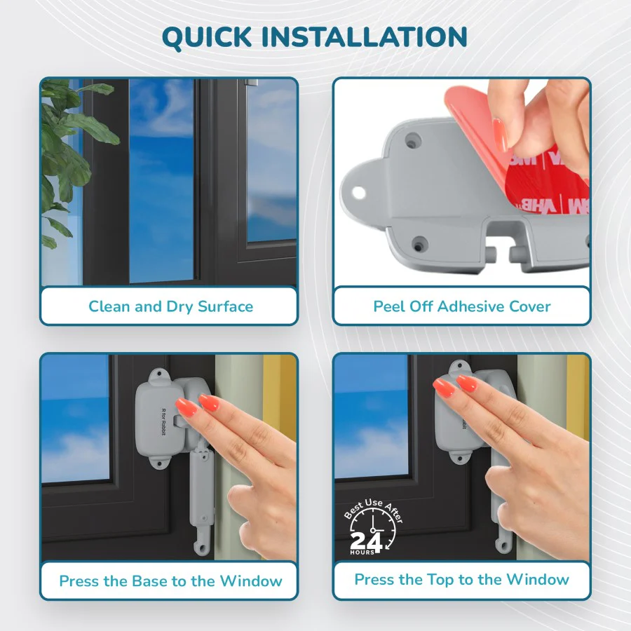 Protector Plus Window Locker Adjustable Baby Safety Window Lock - Image 4