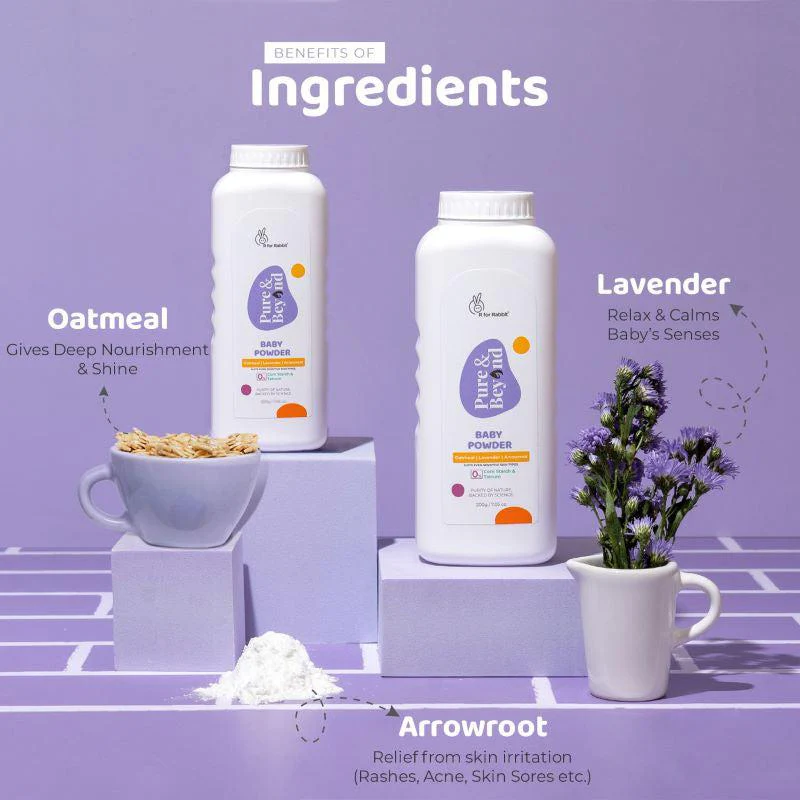 Pure & Beyond Baby Powder 0% Corn Starch & Talc - Image 17