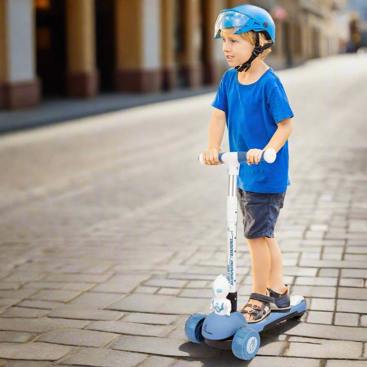 Road Runner Astro Scooter For Kids With PU LED Wheels - Image 14