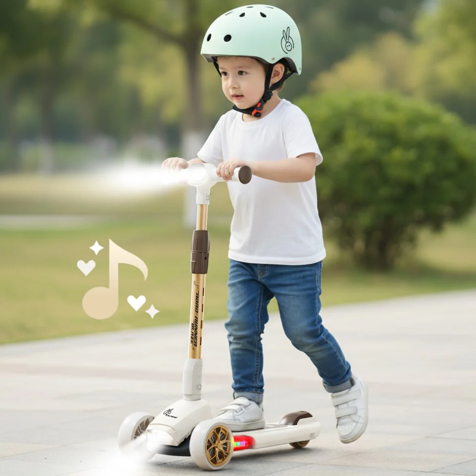 Road Runner Blaze Scooter For Kids  With PU LED Wheels And LED lights - Image 10
