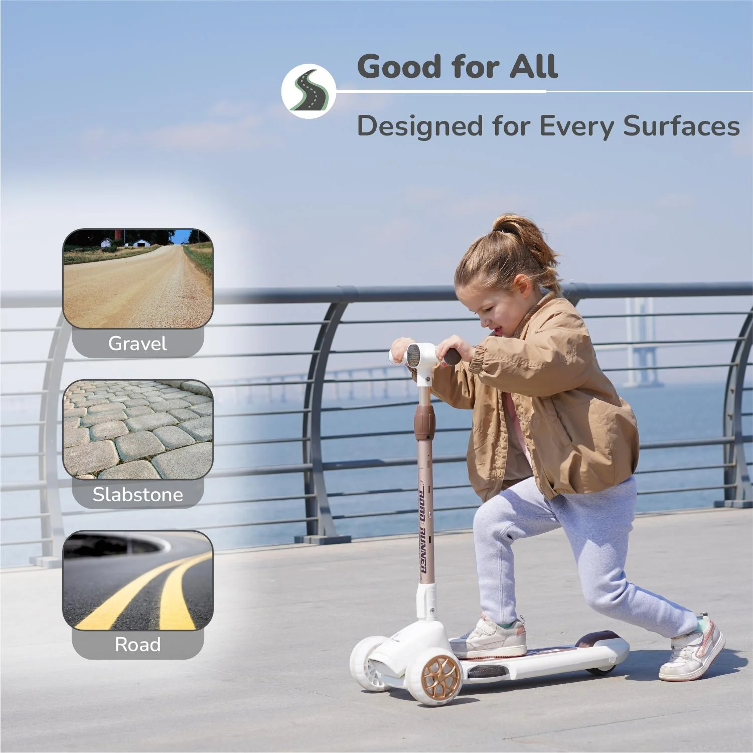 Road Runner Blaze Scooter For Kids  With PU LED Wheels And LED lights - Image 16