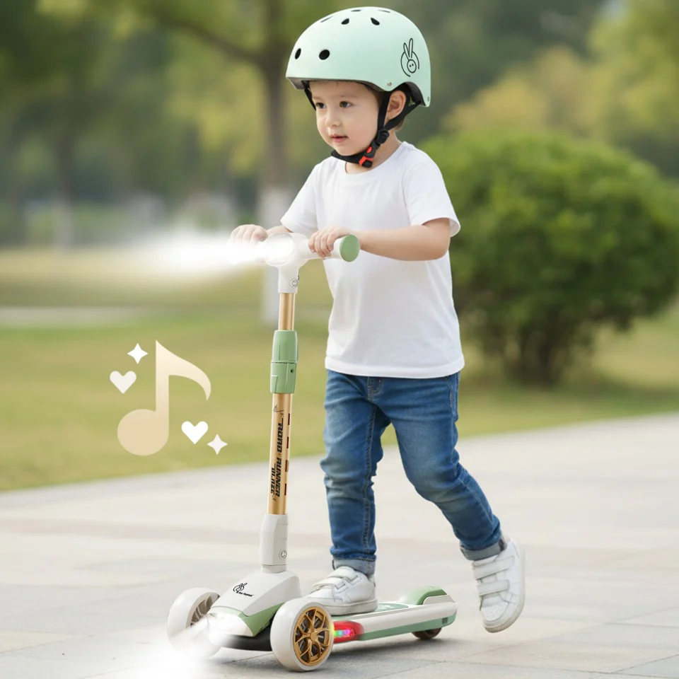 Road Runner Blaze Scooter For Kids  With PU LED Wheels And LED lights - Image 19