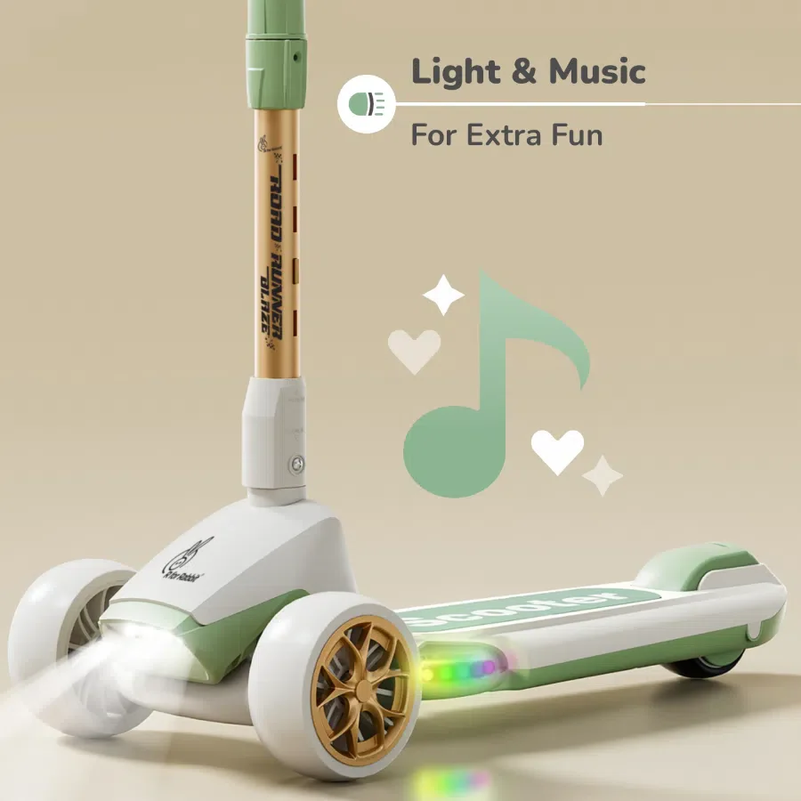 Road Runner Blaze Scooter For Kids  With PU LED Wheels And LED lights - Image 20