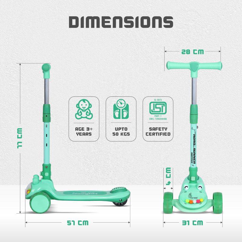 Road Runner Hopper Scooter For Kids With PU LED Wheels - Image 18