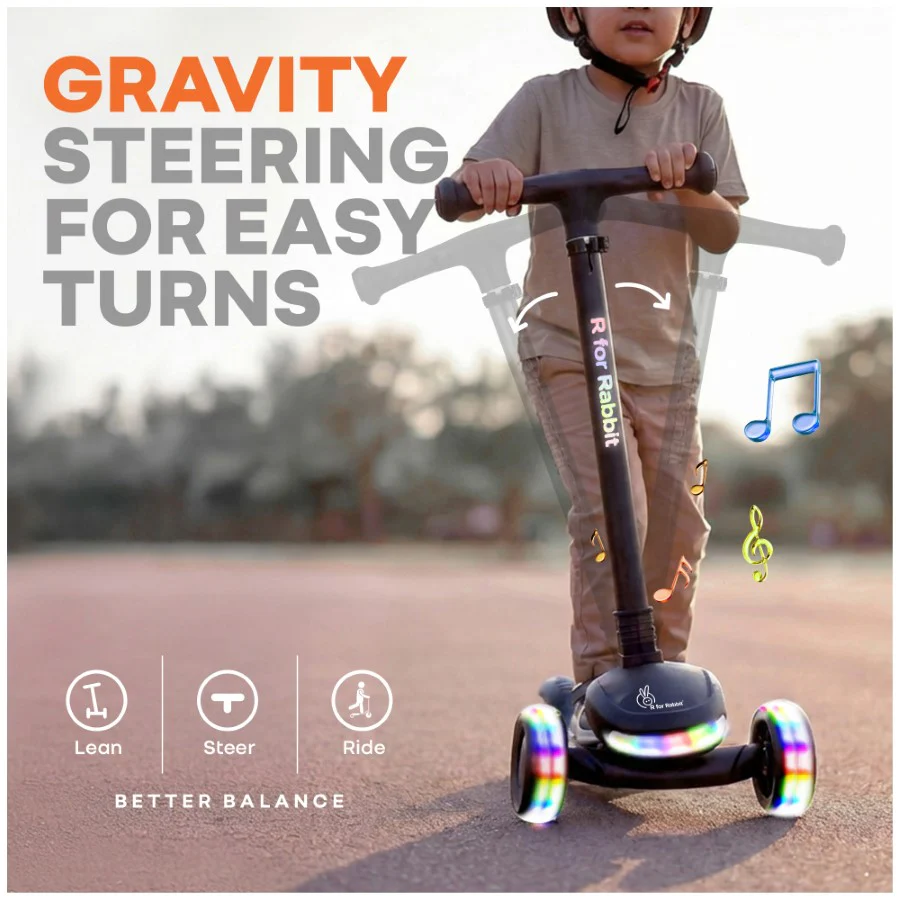 Road Runner Jazz Scooter for Kids With ABEC7 Bearings, LED PU Wheels & Foldable Frame - Image 15