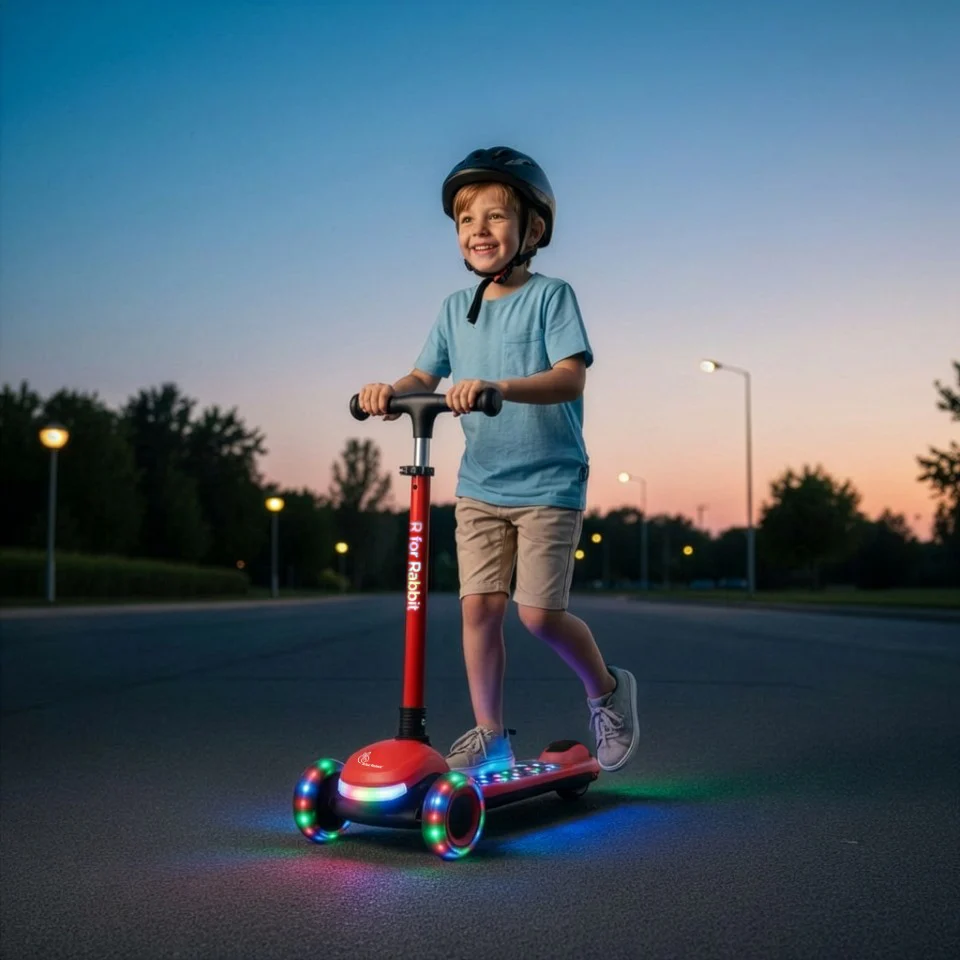 Road Runner Jazz Scooter for Kids With ABEC7 Bearings, LED PU Wheels & Foldable Frame - Image 21