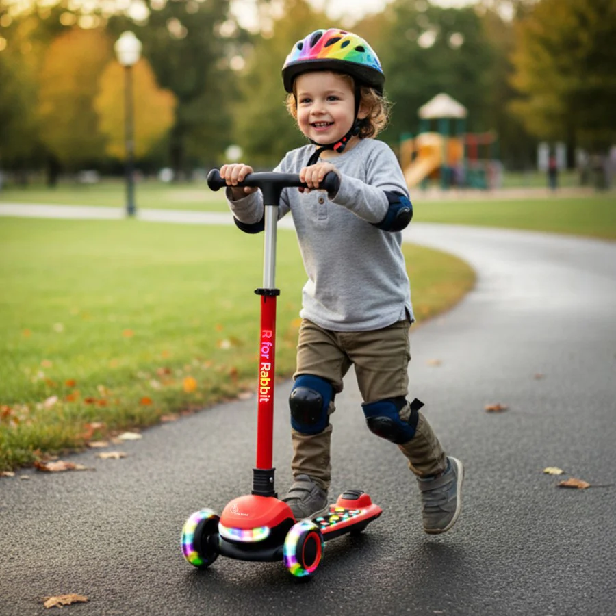Road Runner Jazz Scooter for Kids With ABEC7 Bearings, LED PU Wheels & Foldable Frame - Image 23