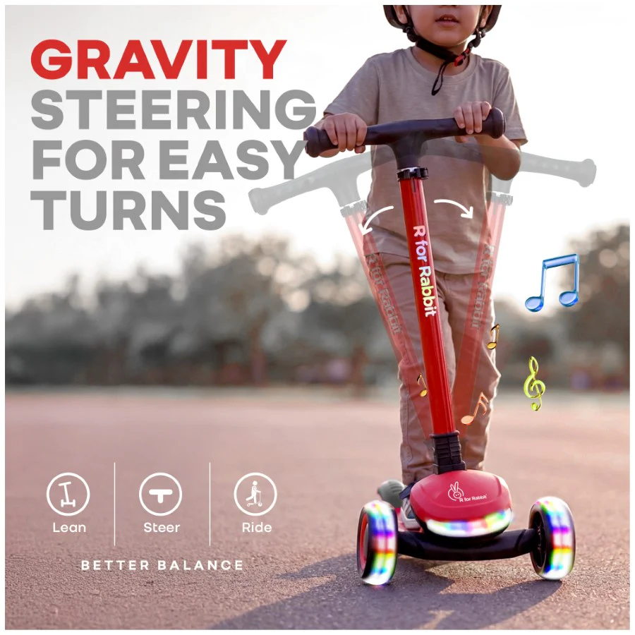 Road Runner Jazz Scooter for Kids With ABEC7 Bearings, LED PU Wheels & Foldable Frame - Image 25