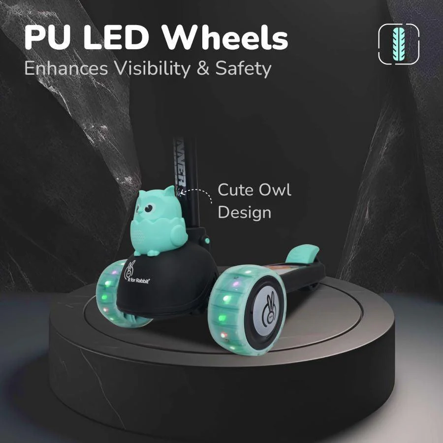 Road Runner Ryder Kids Scooter - PU LED wheels & Multi-Level Height Adjustment - Image 10