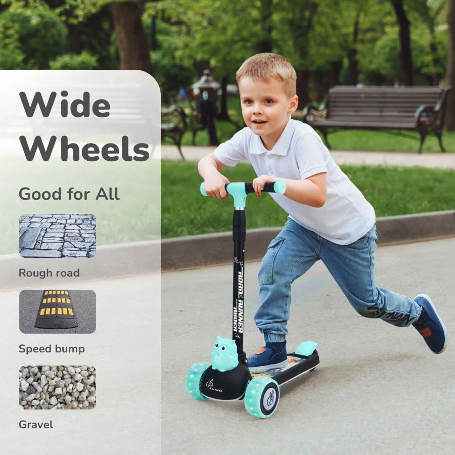 Road Runner Ryder Kids Scooter - PU LED wheels & Multi-Level Height Adjustment - Image 13