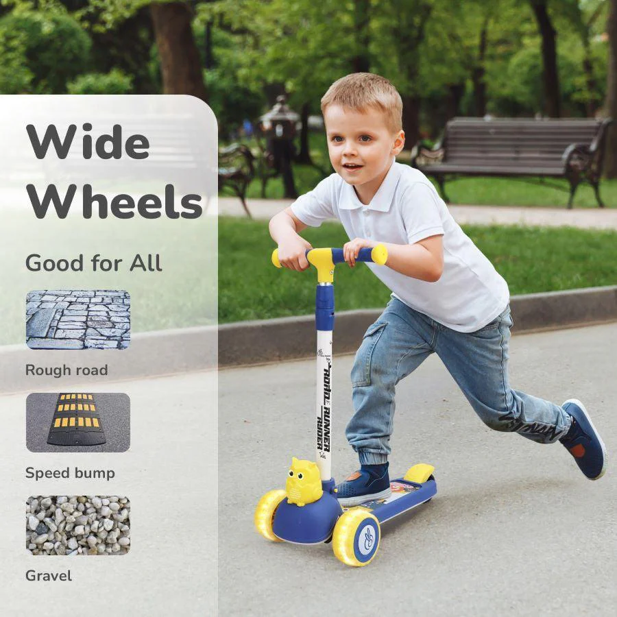 Road Runner Ryder Kids Scooter - PU LED wheels & Multi-Level Height Adjustment - Image 21