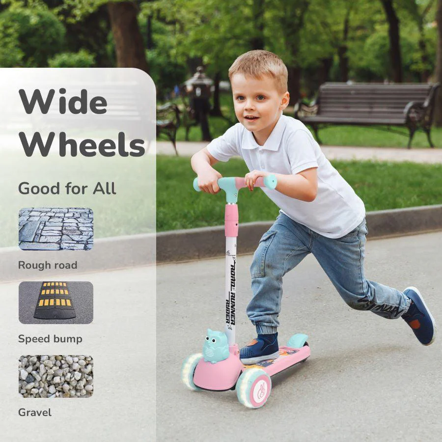 Road Runner Ryder Kids Scooter - PU LED wheels & Multi-Level Height Adjustment - Image 5