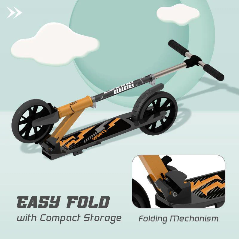 Road Runner Sportz Scooter - 3 Level Height Adjustment, Easy Fold, Wide Base & Stand - Image 12