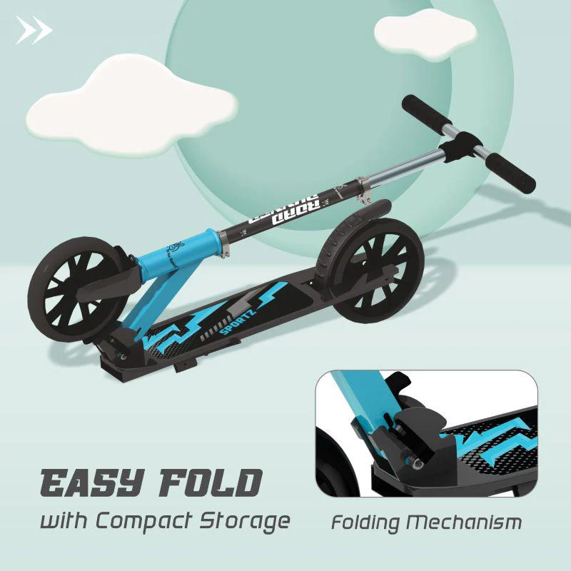 Road Runner Sportz Scooter - 3 Level Height Adjustment, Easy Fold, Wide Base & Stand - Image 5