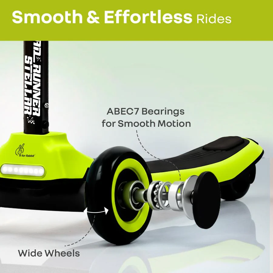 Road Runner Stellar - LED Scooter for Kids with Bluetooth Music, Adjustable Height & Smooth Ride - Image 21