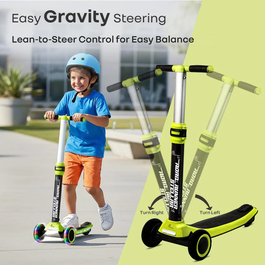 Road Runner Stellar - LED Scooter for Kids with Bluetooth Music, Adjustable Height & Smooth Ride - Image 22