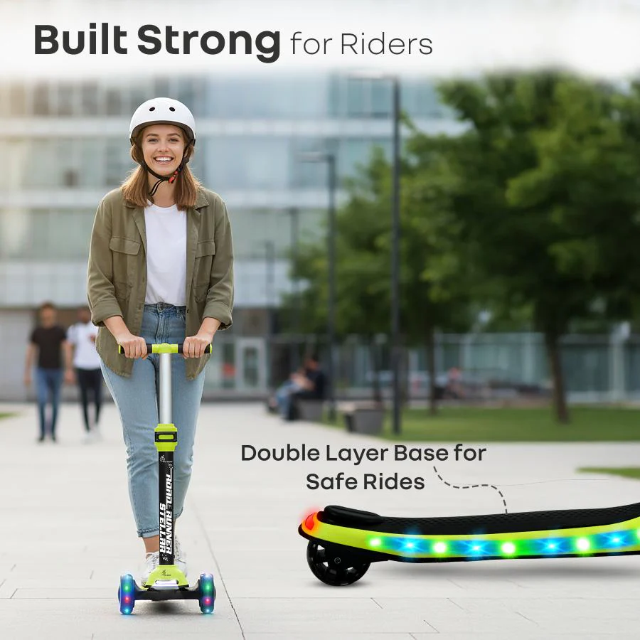 Road Runner Stellar - LED Scooter for Kids with Bluetooth Music, Adjustable Height & Smooth Ride - Image 24