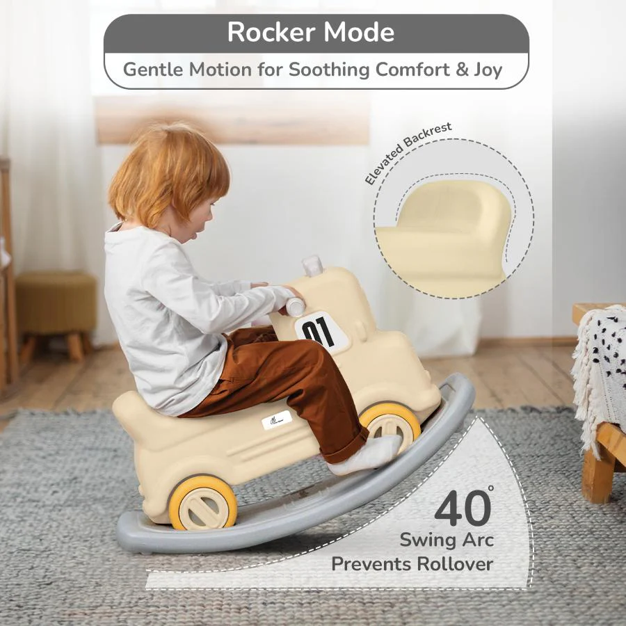 Rock N Ride 3-in-1 Balance Board, Ride On & Rocker for Kids (1-4 Years) - Image 13