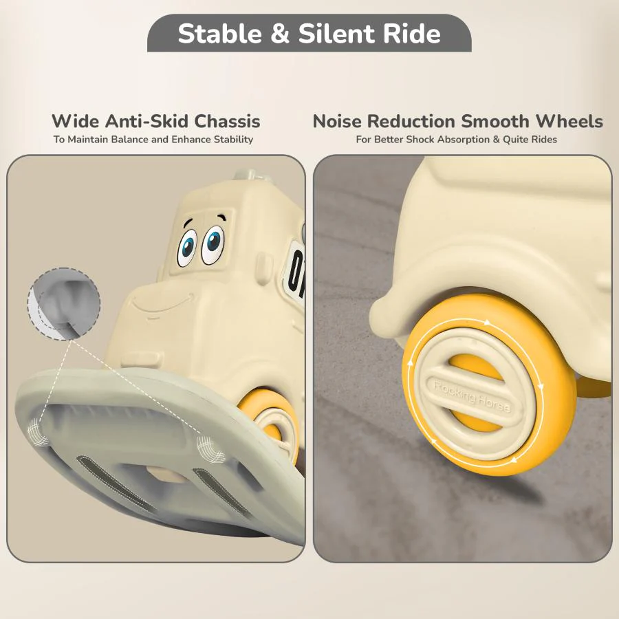 Rock N Ride 3-in-1 Balance Board, Ride On & Rocker for Kids (1-4 Years) - Image 15