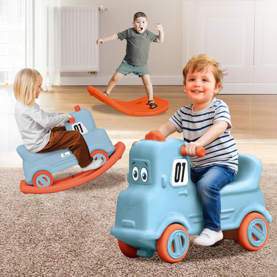 Rock N Ride 3-in-1 Balance Board, Ride On & Rocker for Kids (1-4 Years) - Image 19