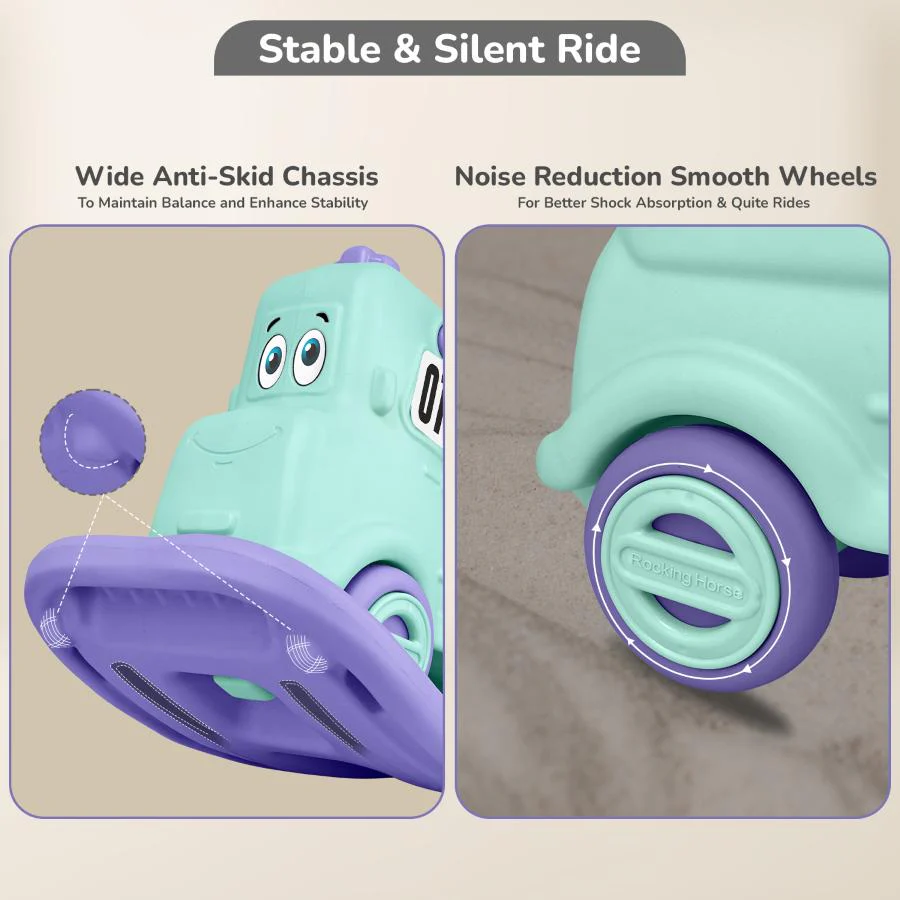 Rock N Ride 3-in-1 Balance Board, Ride On & Rocker for Kids (1-4 Years) - Image 6