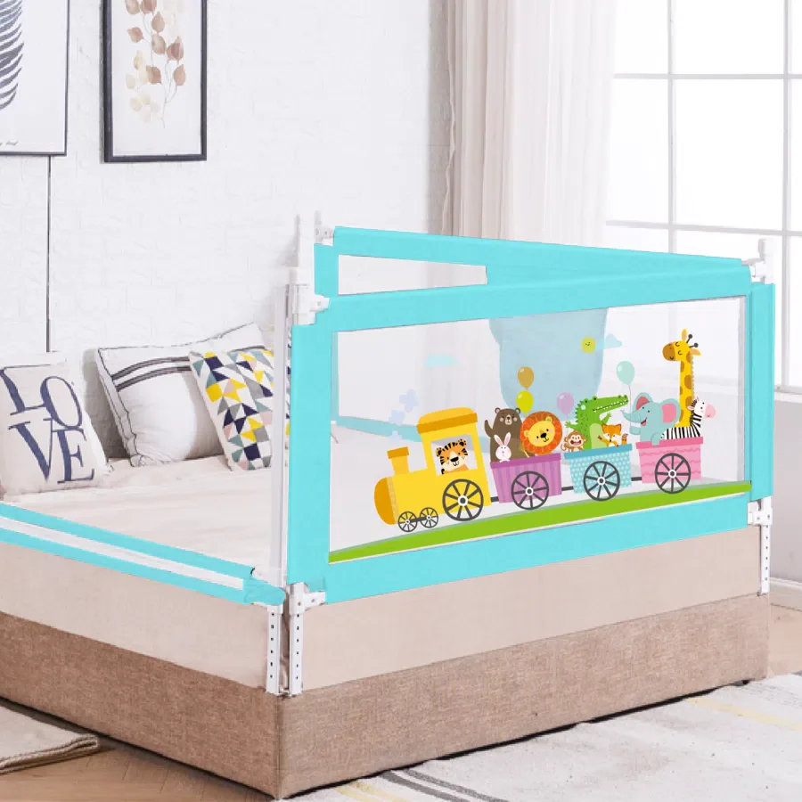 Safari Bed Rail for Baby Easy Install, Anti-Fall Safeguard for Toddler Safety