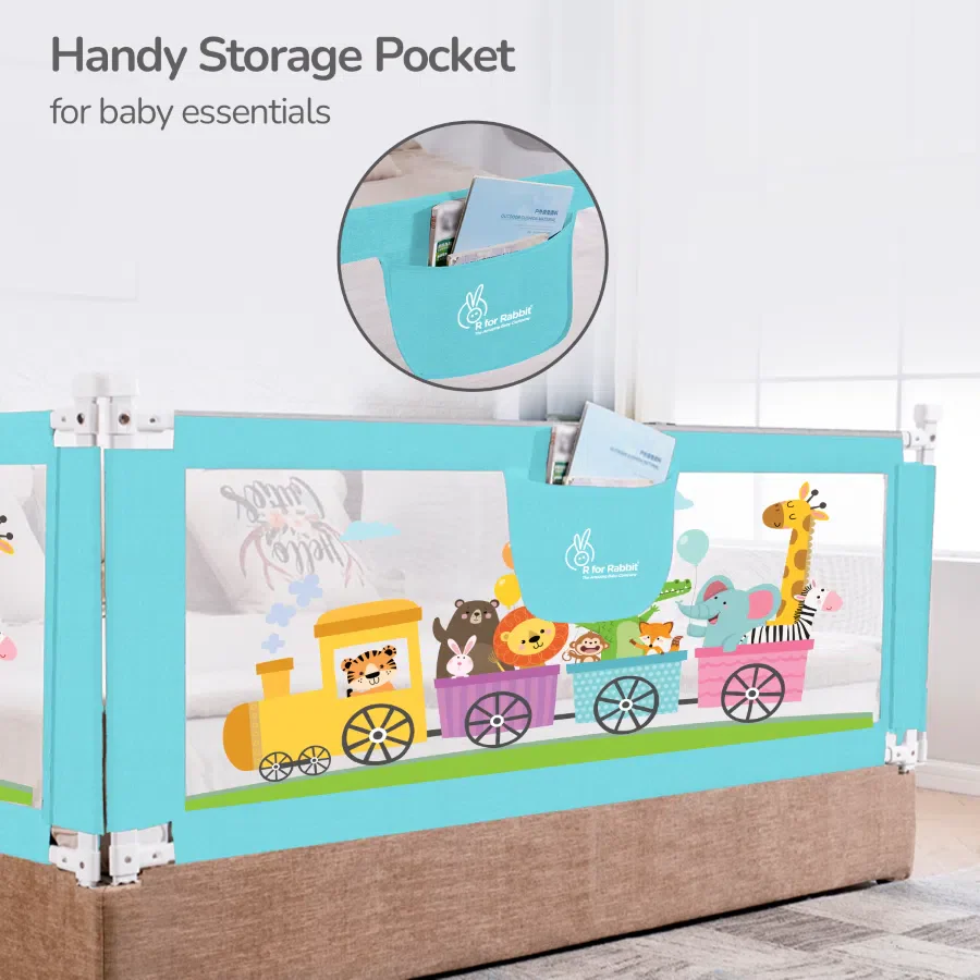 Safari Bed Rail for Baby Easy Install, Anti-Fall Safeguard for Toddler Safety - Image 5